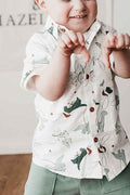 Button Up Shirt - Christmas Roar