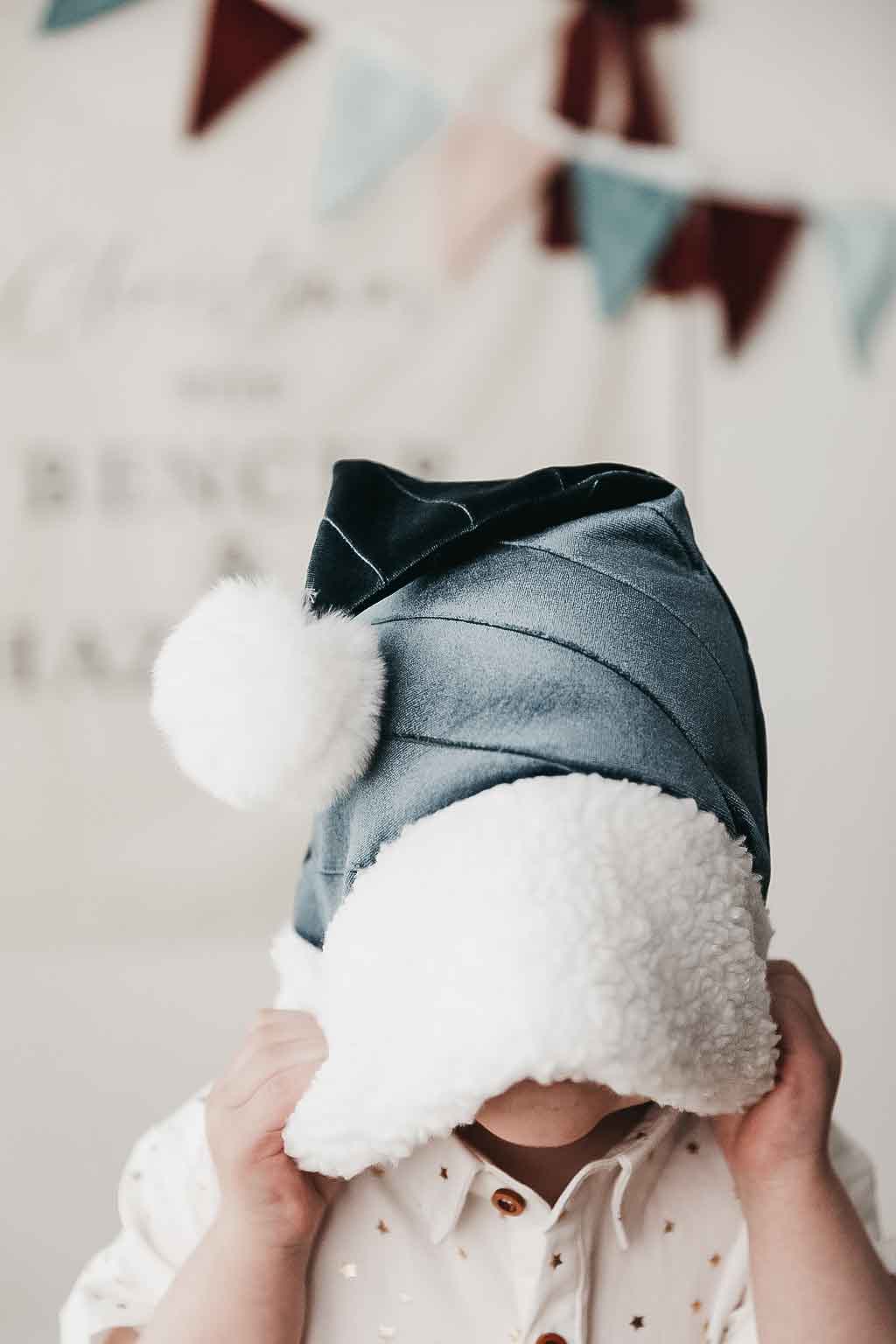 Santa Hat - Blue