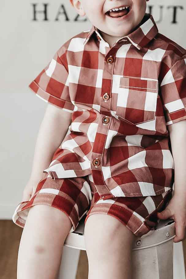 Button Up Shirt - Gingham