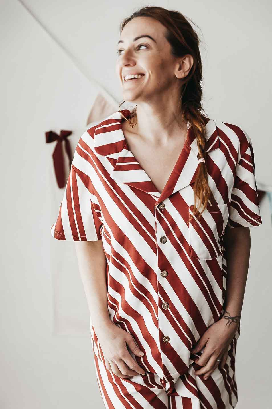 Adult Pyjamas - Candy Cane