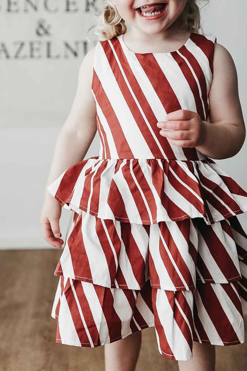 Playsuit/Dress - Candy Cane