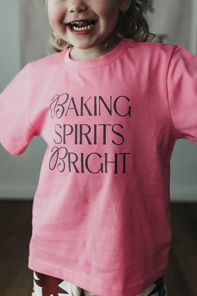 Kids Tee - Baking Spirits Bright Pink