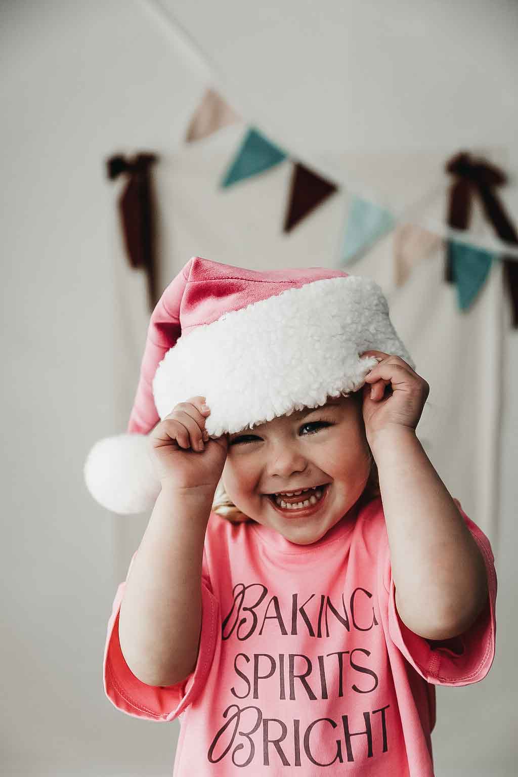 Kids Tee - Baking Spirits Bright Pink