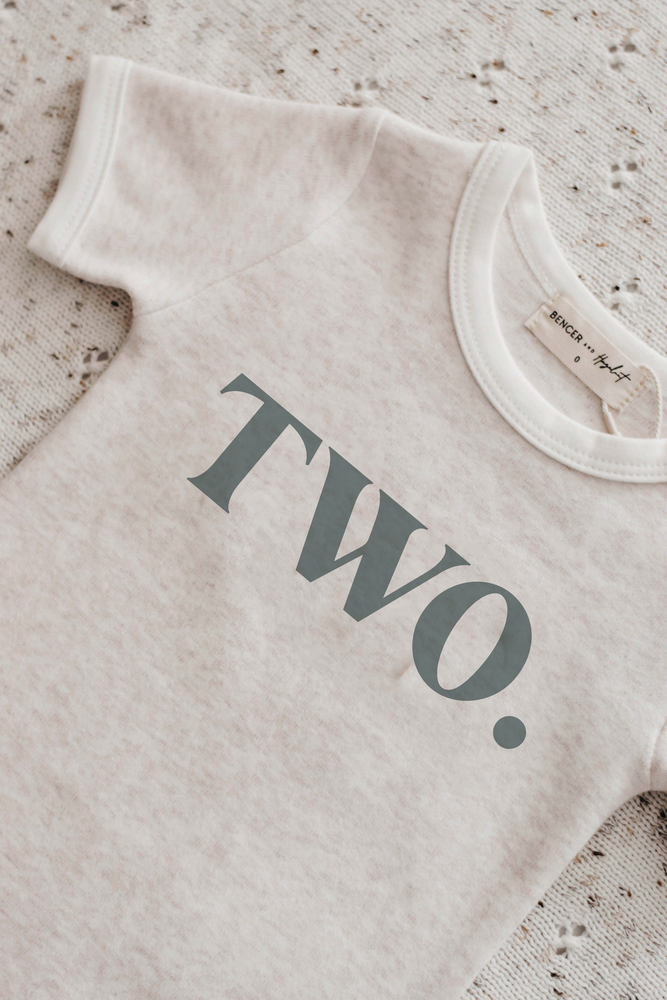 Two Bodysuit/Tee - Ocean
