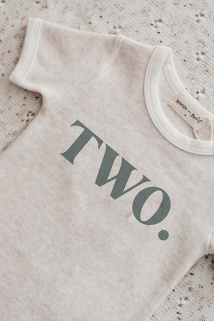 Two Bodysuit/Tee - Ocean