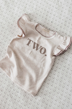 Two Bodysuit/Tee - Mushroom