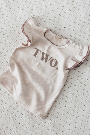 Two Bodysuit/Tee - Mushroom