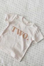 Two Bodysuit/Tee - Hazelnut