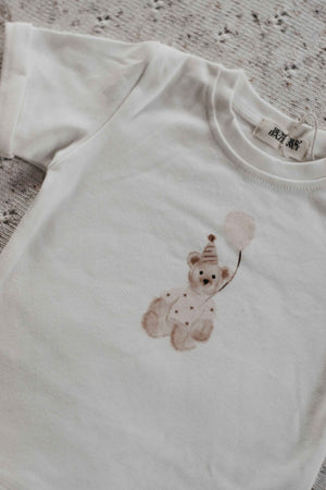 
            
                Load image into Gallery viewer, Peshal The Birthday Bear Tee
            
        