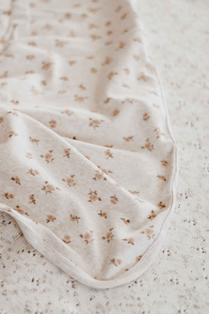 Jersey Swaddle - Patricia Oatmeal