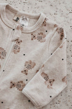 Peshal Bear Zip Suit (stripes)