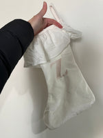 Holly White Stocking
