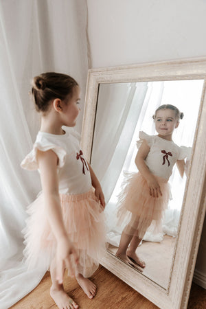 Tulle Skirt: Pink