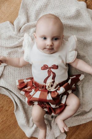 Frill Bloomers: Red Gingham