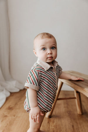 Kids Collared Shirt: Peppermint