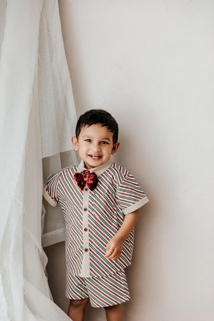 Kids Collared Shirt: Peppermint