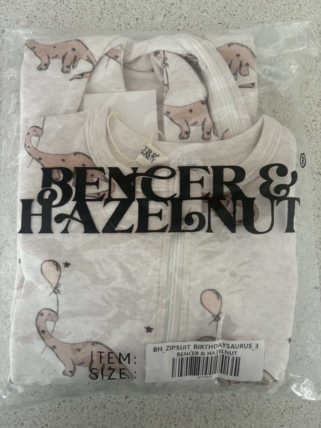ZIPSUITS - SIZE 3