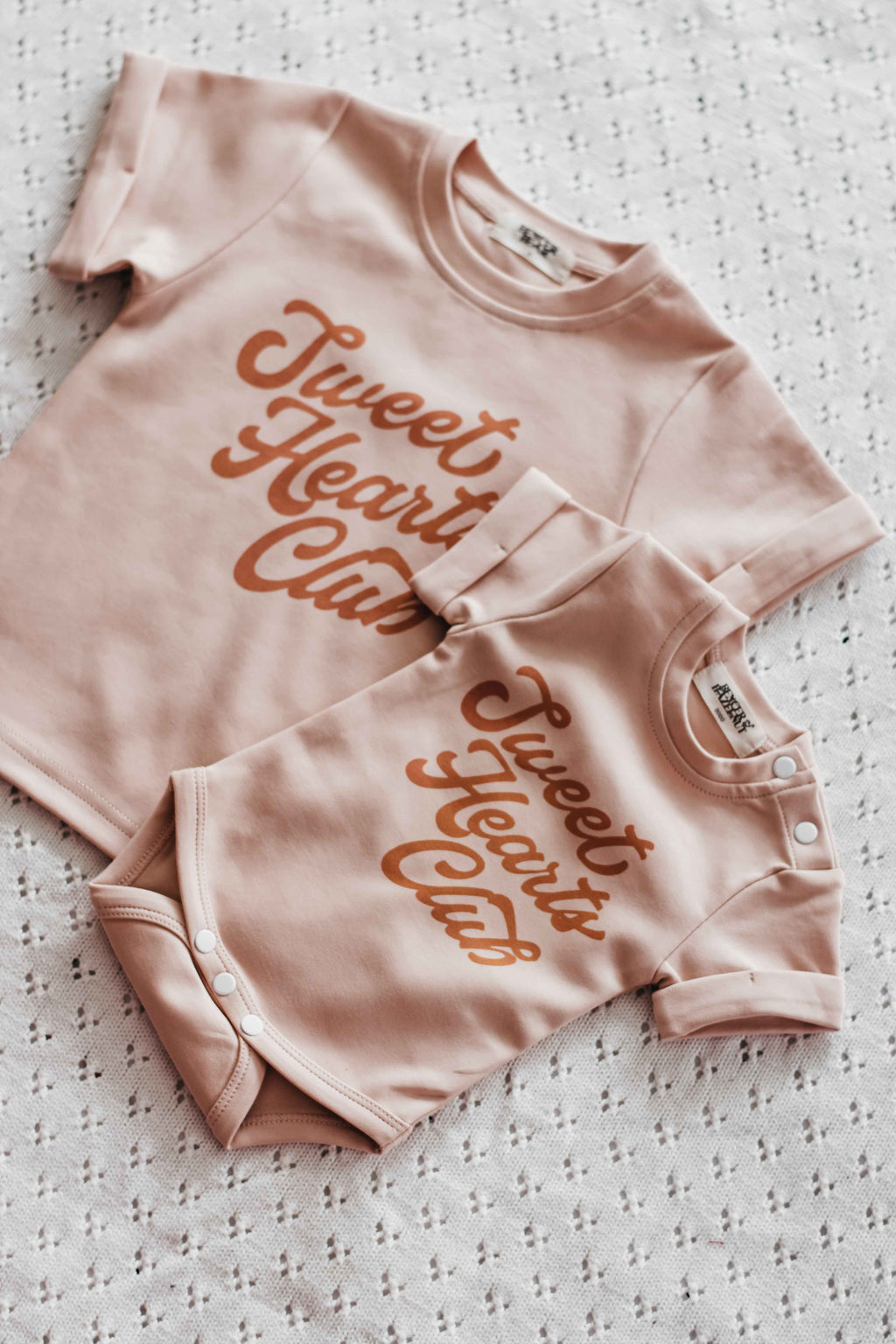 Sweetheart Club Bodysuit/Tee Pink
