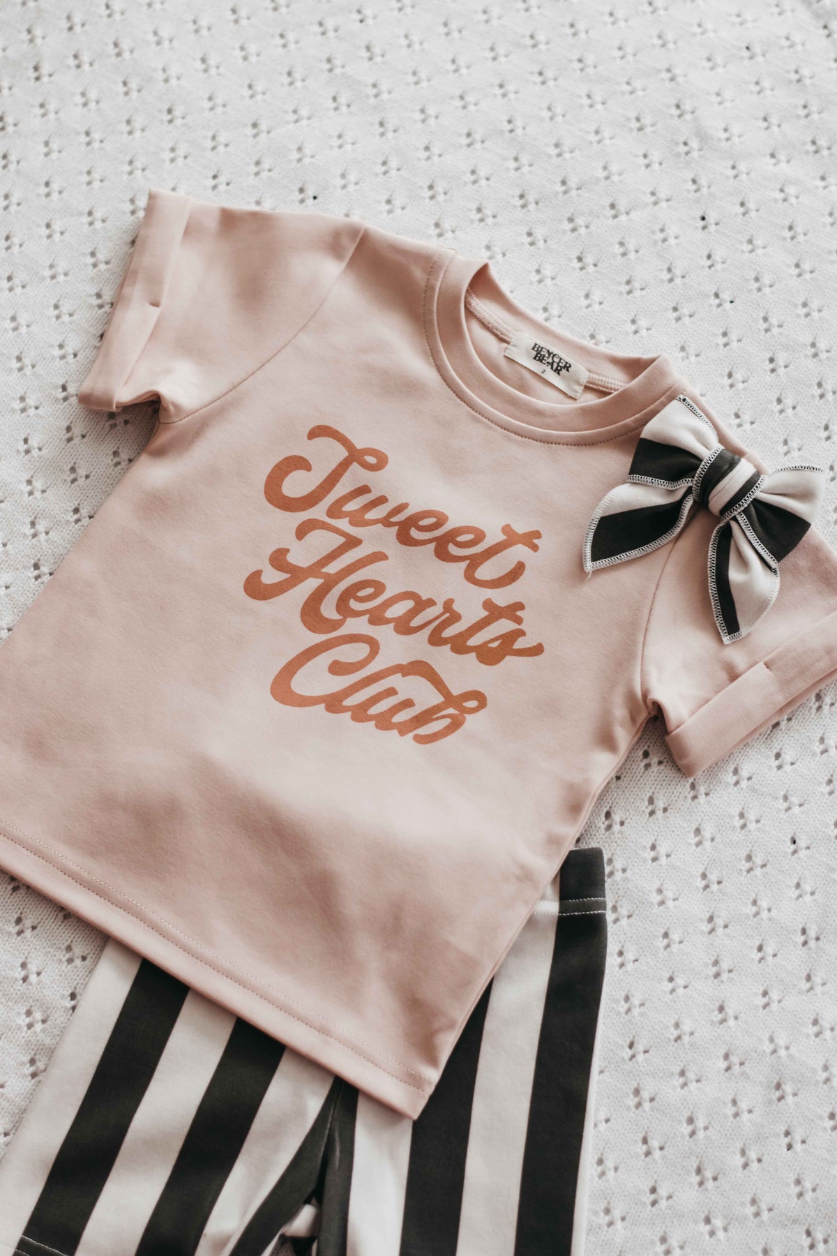 Sweetheart Club Bodysuit/Tee Pink
