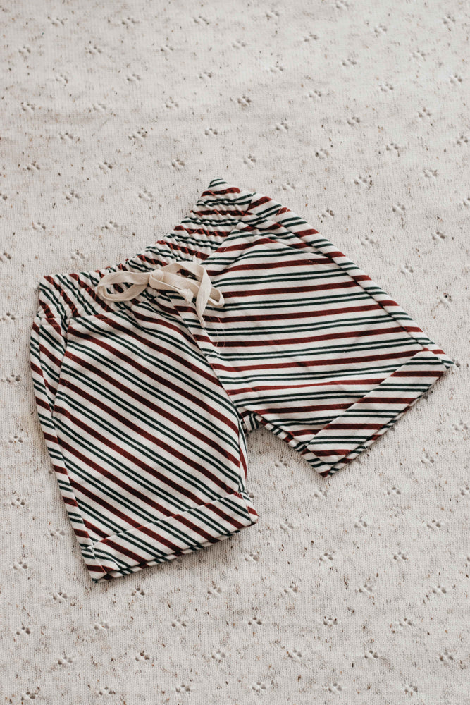 Denim Shorts: Peppermint