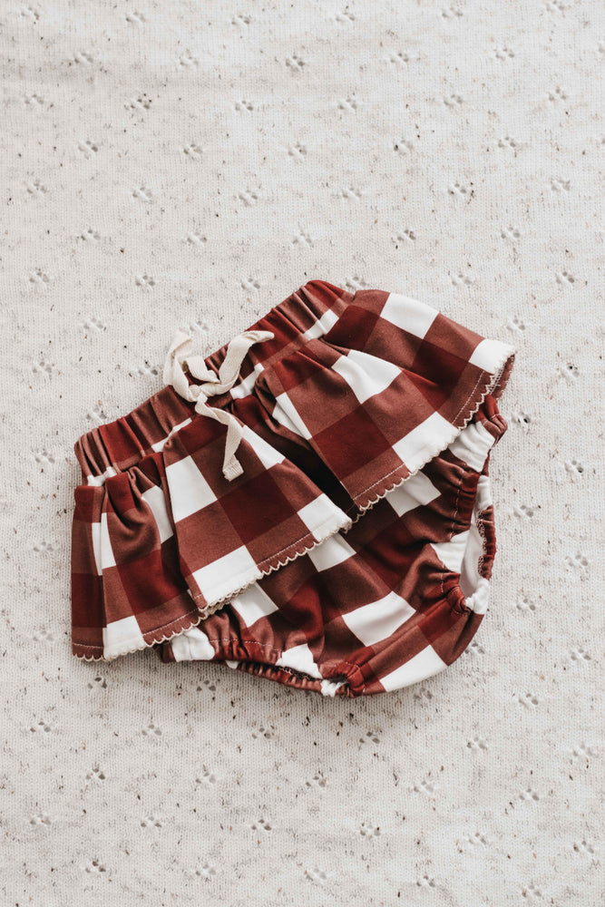 Frill Bloomers: Red Gingham