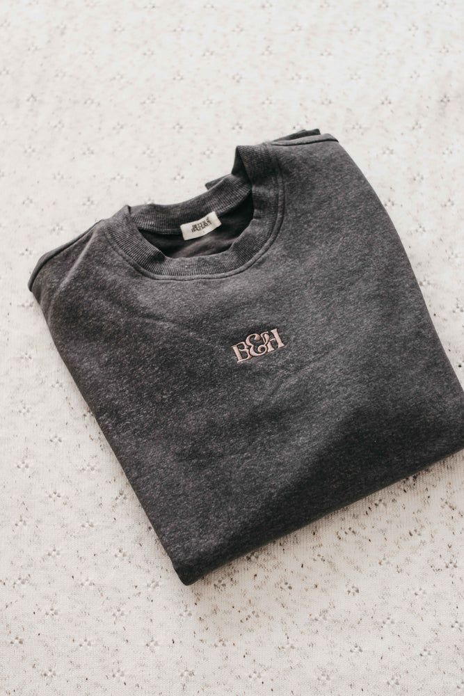Adult B&H Charcoal Sweater PREORDER MAY