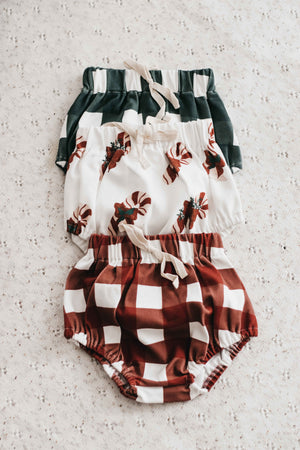 Basic Bloomers: Green Gingham