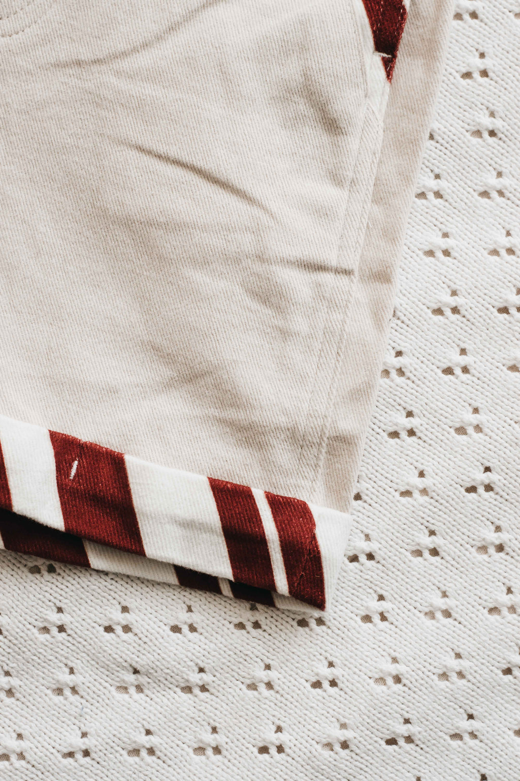 Denim Overalls - Candy Cane