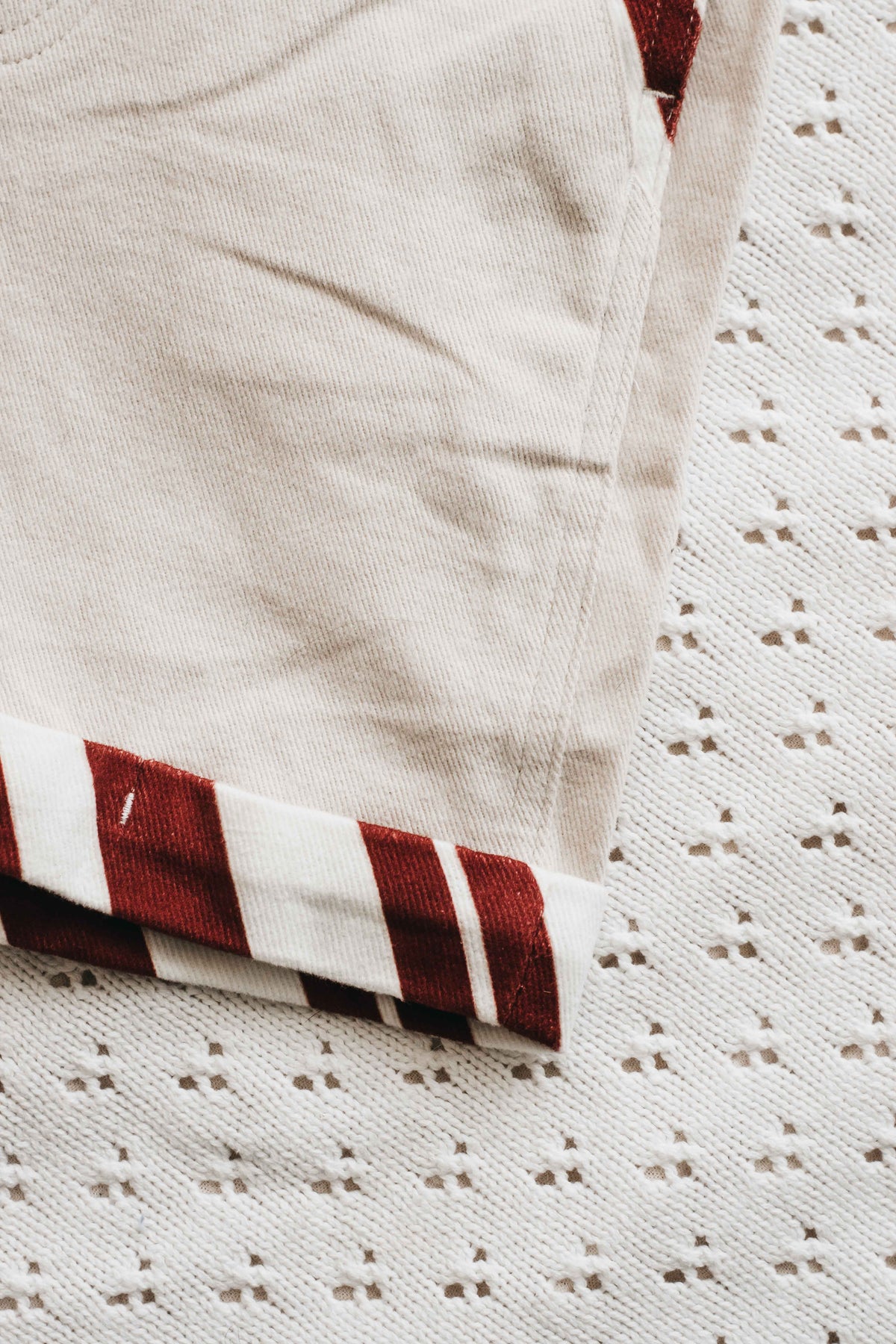 Denim Overalls - Candy Cane