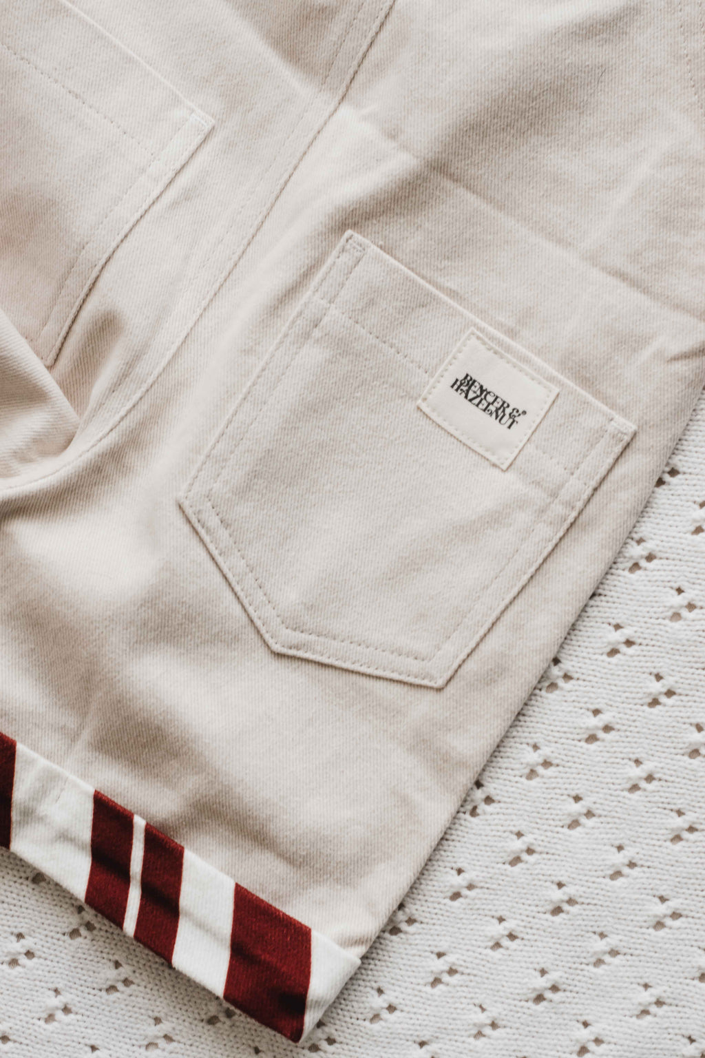 Denim Overalls - Candy Cane