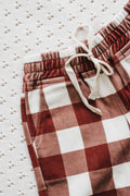 Denim Shorts - Gingham