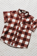 Mens Collared Shirt - Gingham