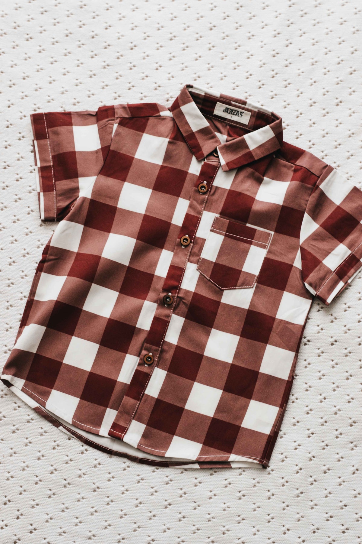 Mens Collared Shirt - Gingham