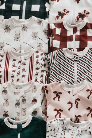 Zipsuit: Christmas Bows