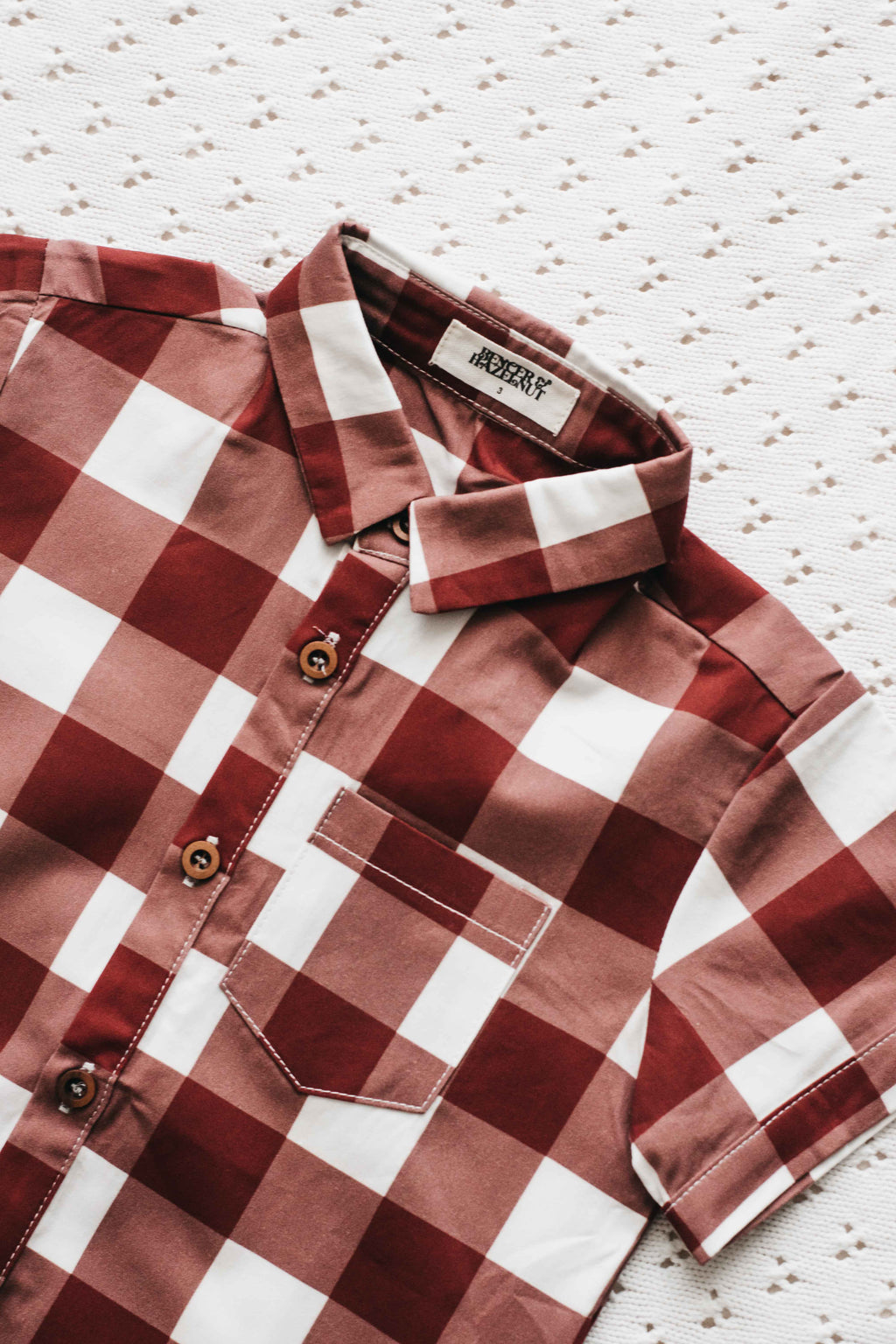 Mens Collared Shirt - Gingham