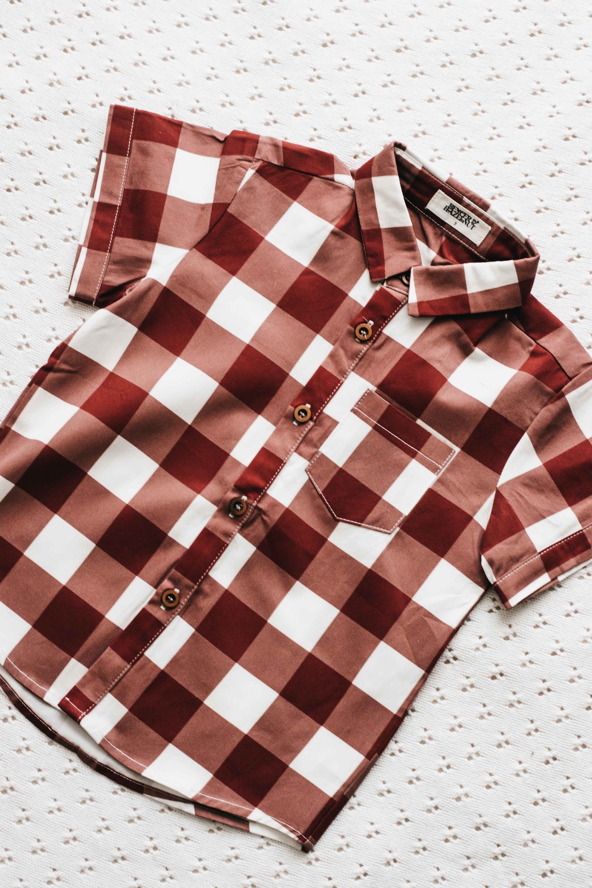Mens Collared Shirt - Gingham