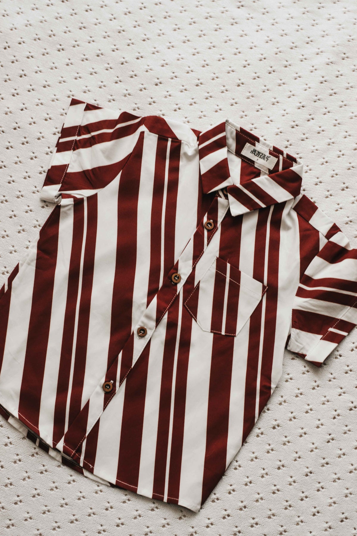 Button Up Shirt - Candy Cane