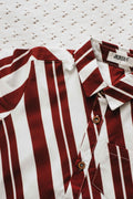 Mens Collared Shirt - Candy Cane