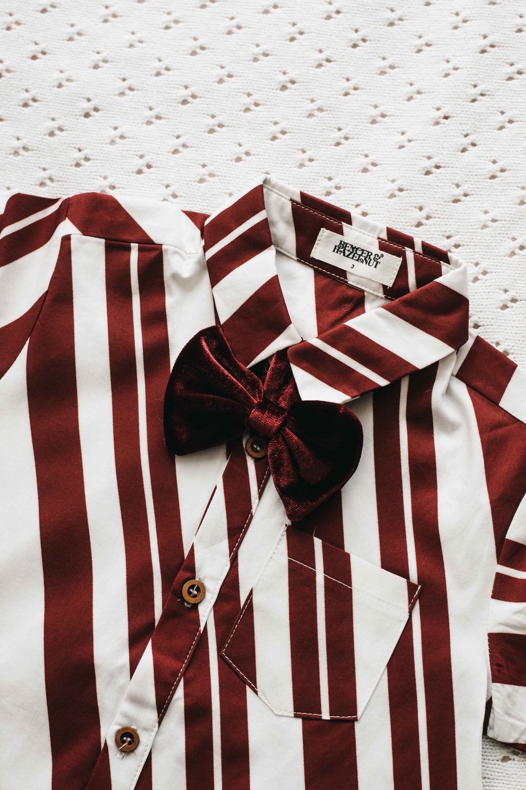 Button Up Shirt - Candy Cane