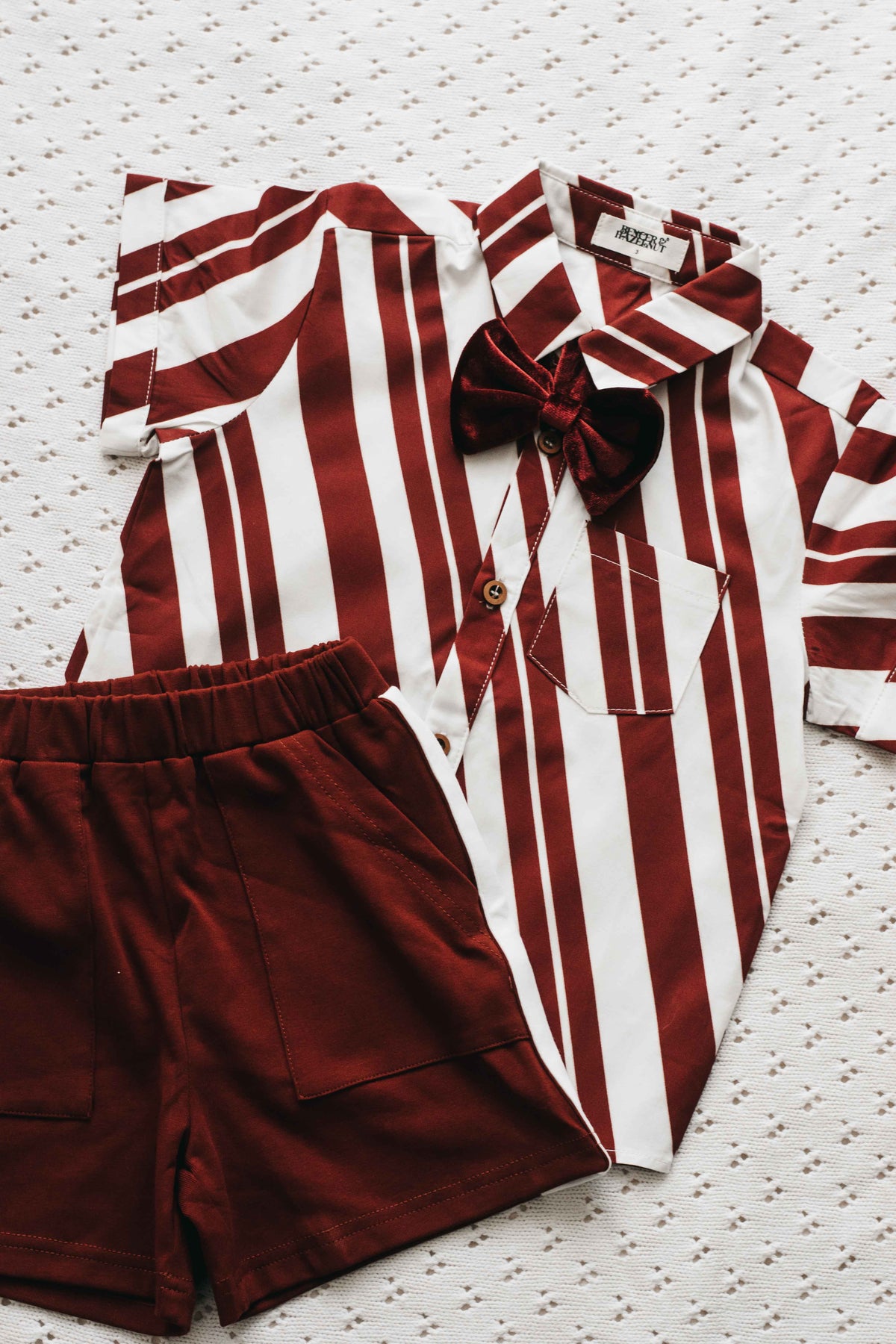 Button Up Shirt - Candy Cane