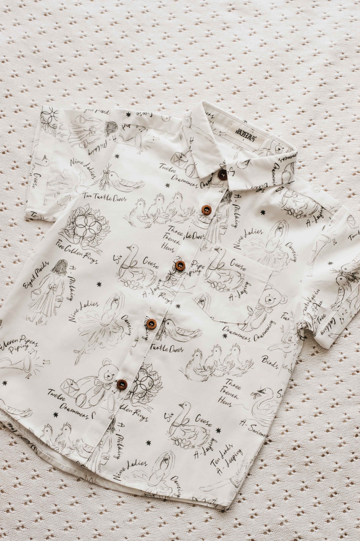 Button Up Shirt - 12 Days Of Christmas