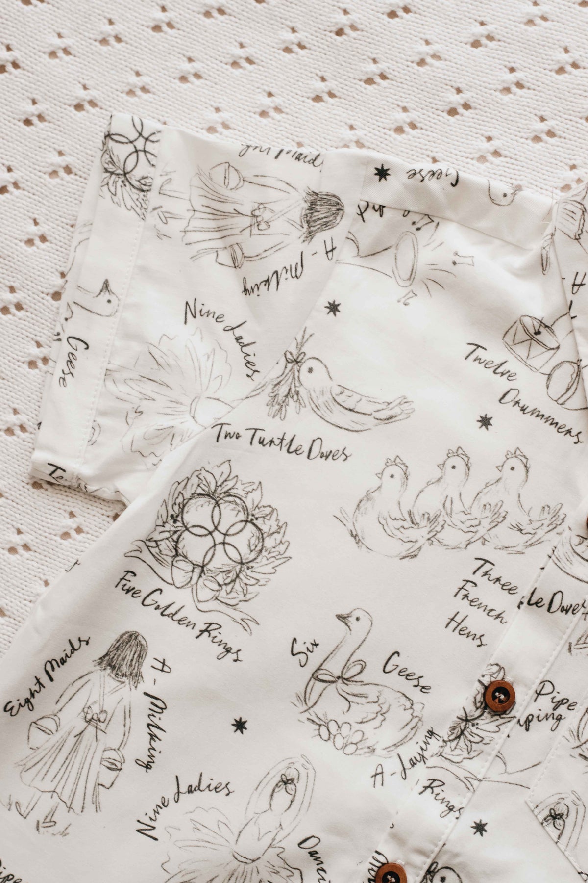 Button Up Shirt - 12 Days Of Christmas