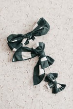 Bows & Bowties: Green Gingham