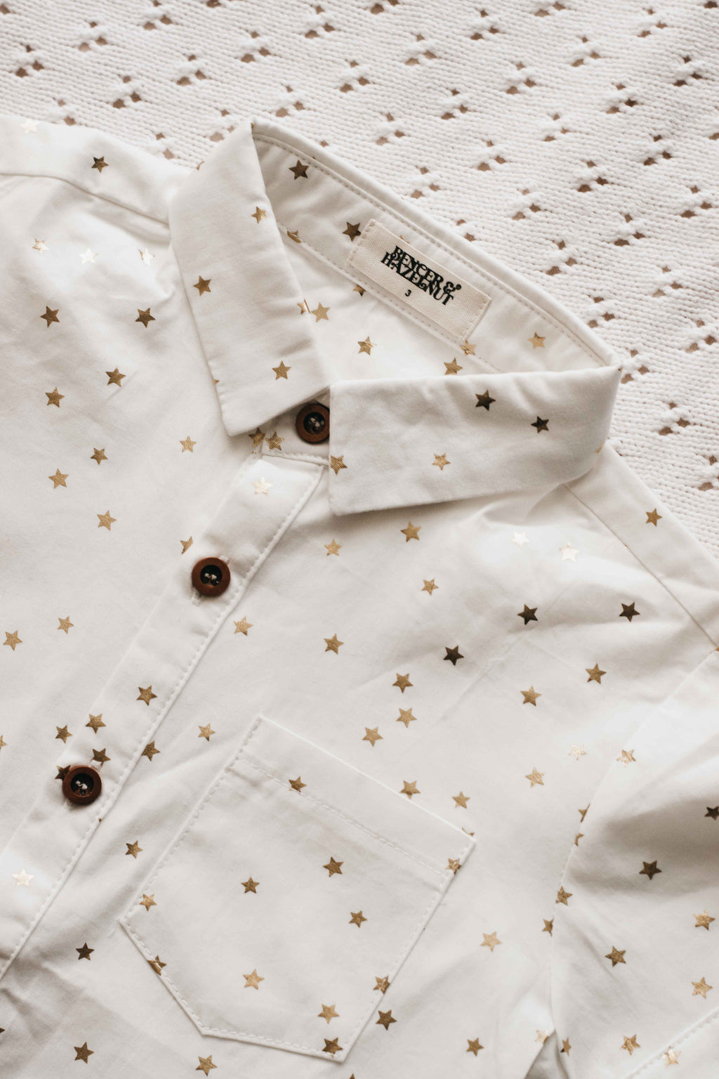 Mens Collared Shirt - Christmas Star