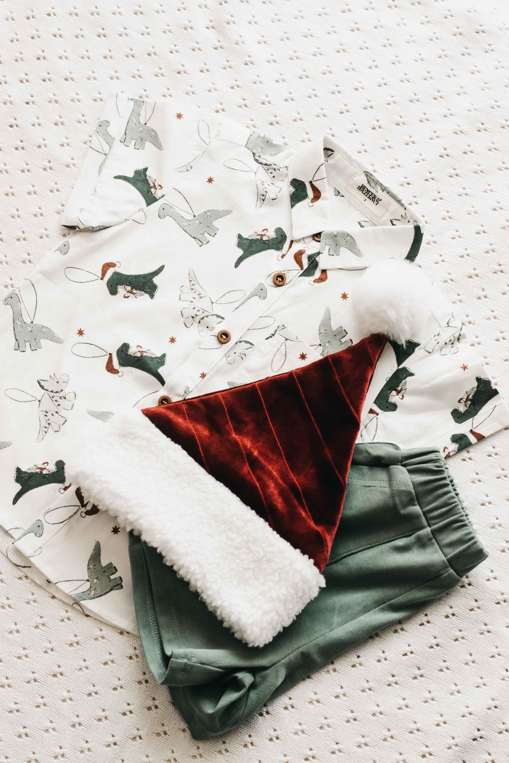 Button Up Shirt - Christmas Roar