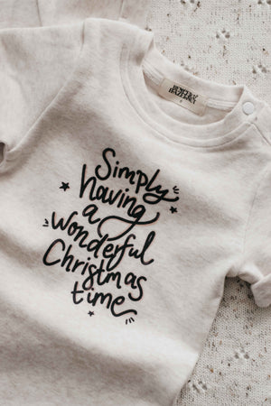 Bodysuit/Tee: Simply Having A Wonderful Christmas Time