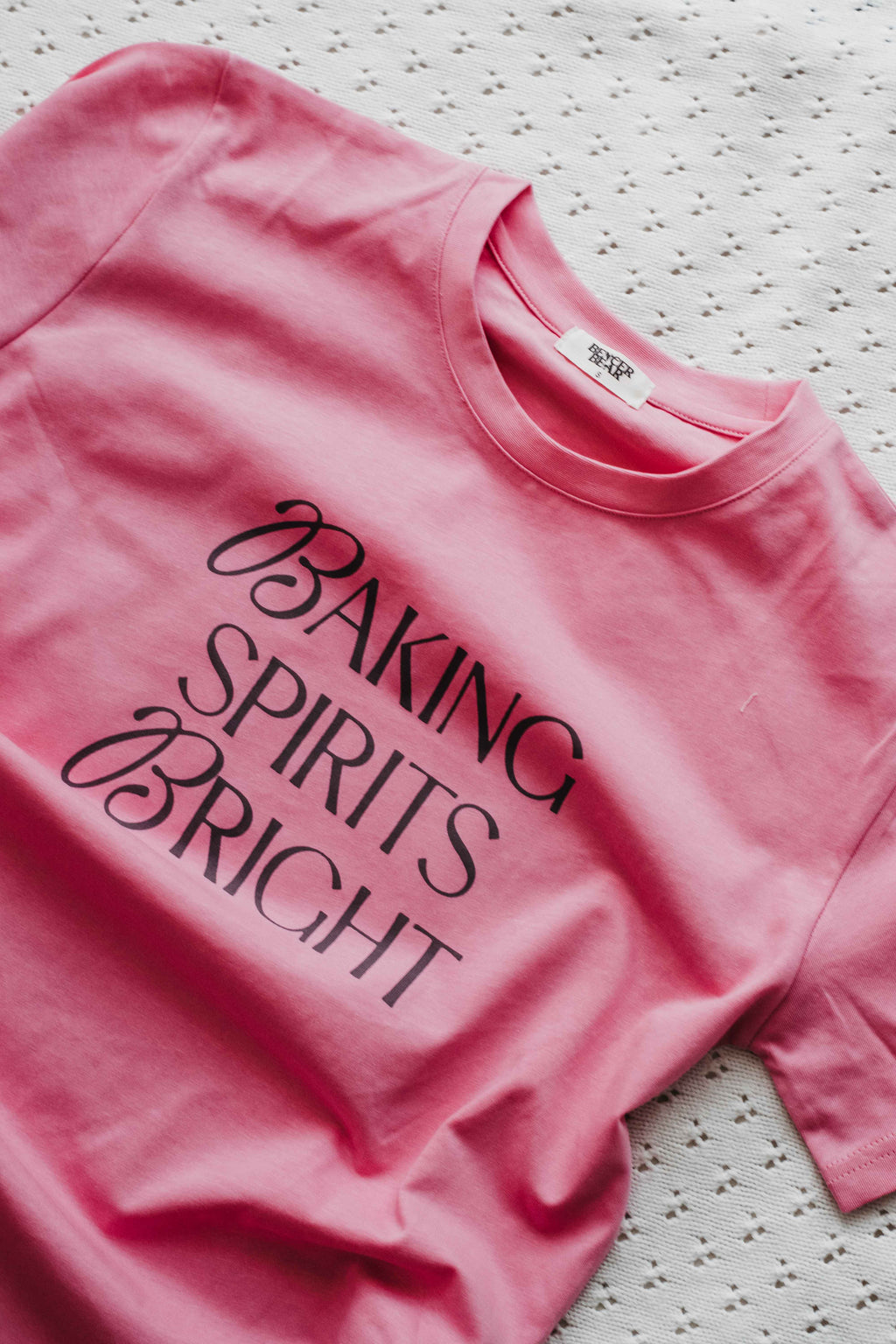 Adult Tee - Baking Spirits Bright Pink