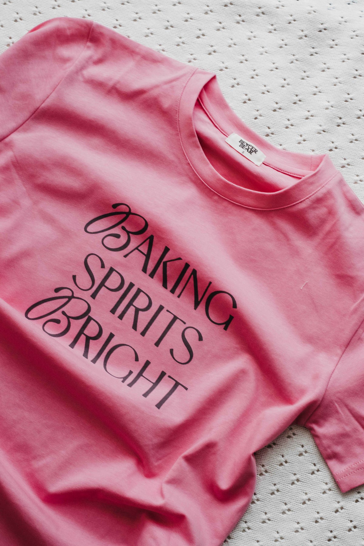 Adult Tee - Baking Spirits Bright Pink