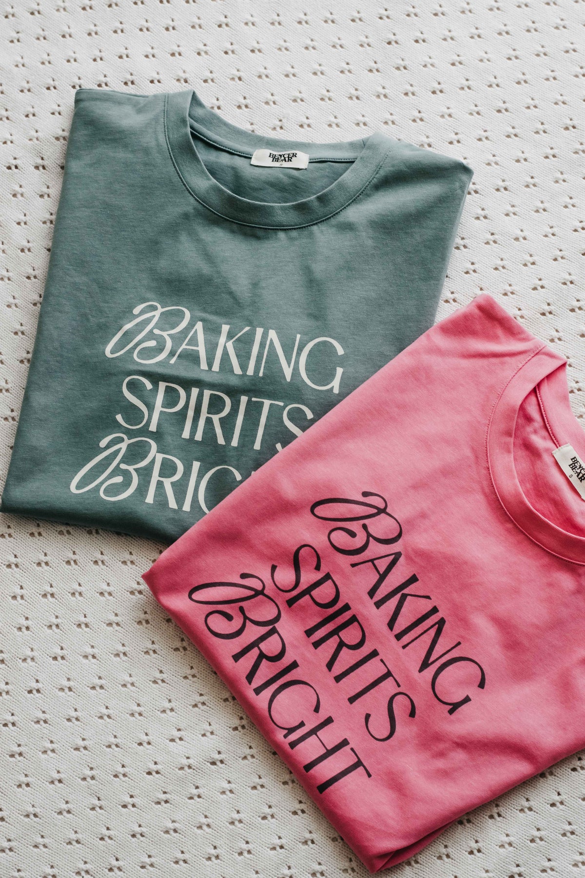 Adult Tee - Baking Spirits Bright Pink