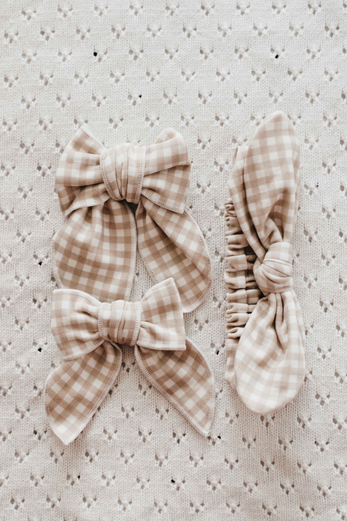 Bows: Gingham